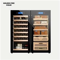 Tủ Bảo Quản Cigar Rượu Vang Golden Fire GF 298 – Lựa chọn 2‑in‑1 tối ưu không gian
